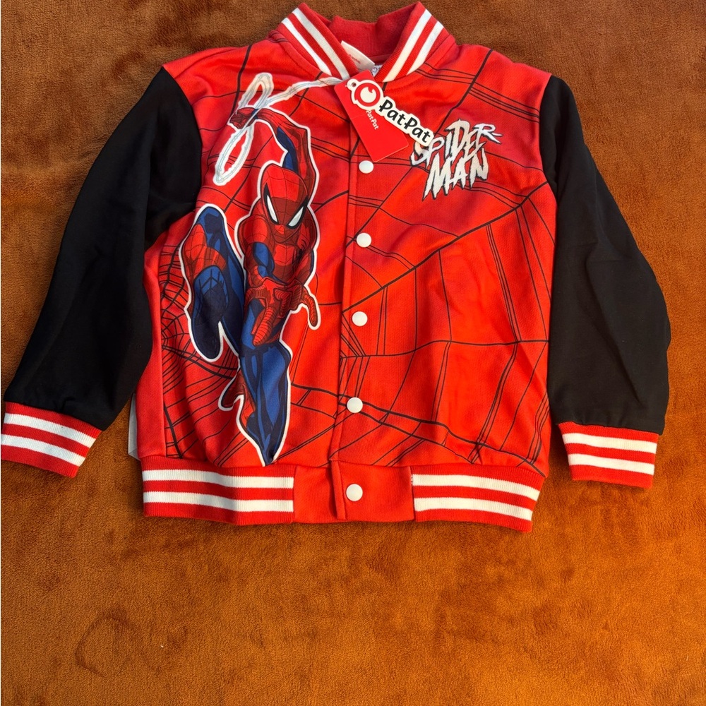 PatPat Spider-Man Kids Costume Jacket - Red and Black